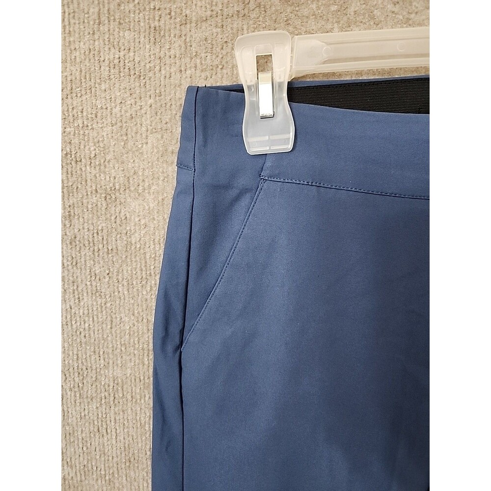 Simply Vera Wang Capri Pants Womens XS Blue Pull On Straight Ultra Stretch NEW - Picture 3 of 10